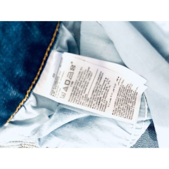 Old navy Kicker Boot cut jeans blue stretch Mid rise casual plus size women's 22 - Picture 4 of 4